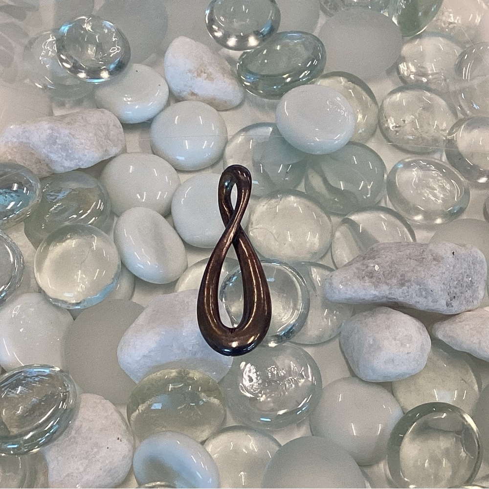 Vintage silver Infinity Necklace
